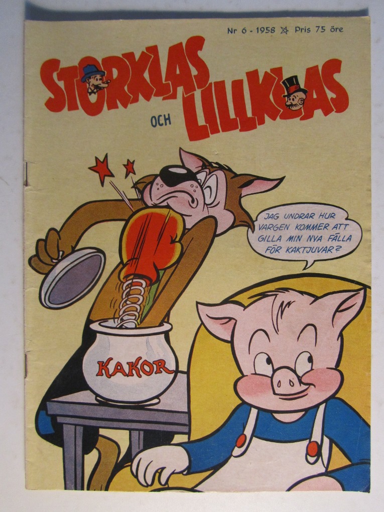 Storklas och Lillklas 1958 06 Vg