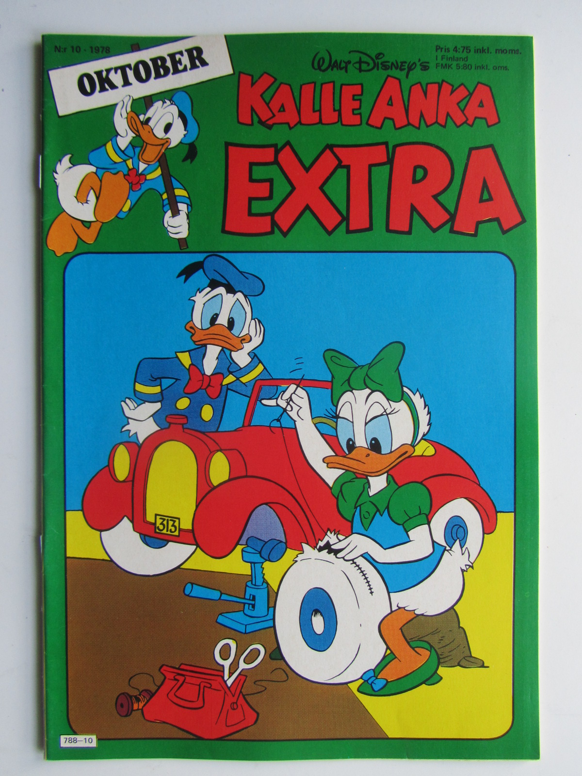 Kalle Anka Extra 1978 10 med poster