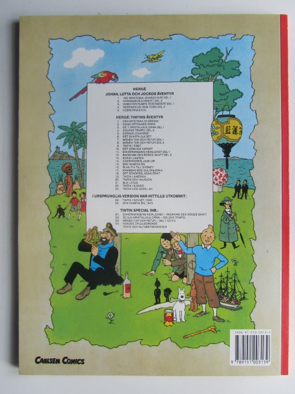 Tintin 11 Enhörningens hemlighet 6:e uppl.  - 2