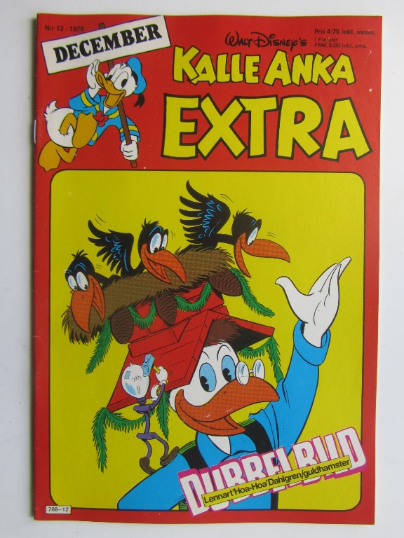 Kalle Anka Extra 1979 12 med poster Hoa-Hoa