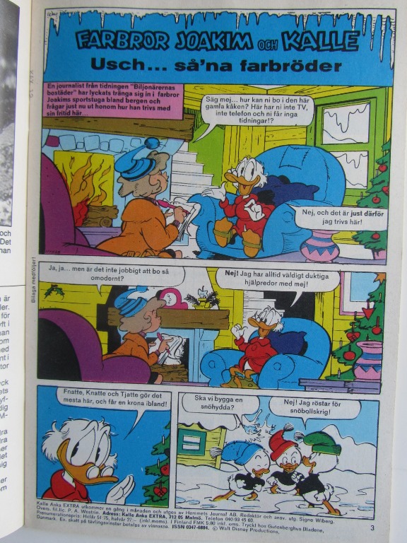 Kalle Anka Extra 1979 12 med poster Hoa-Hoa - 3
