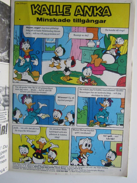 Kalle Anka Extra 1980 01 med bilaga - 3