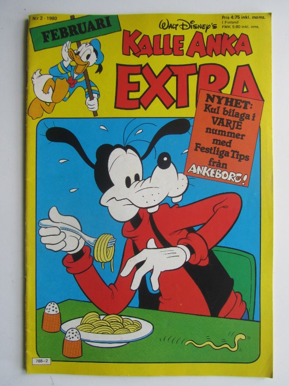 Kalle Anka Extra 1980 02 med bilaga