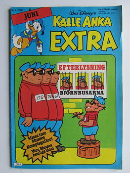 Kalle Anka Extra 1980 06 med bilaga