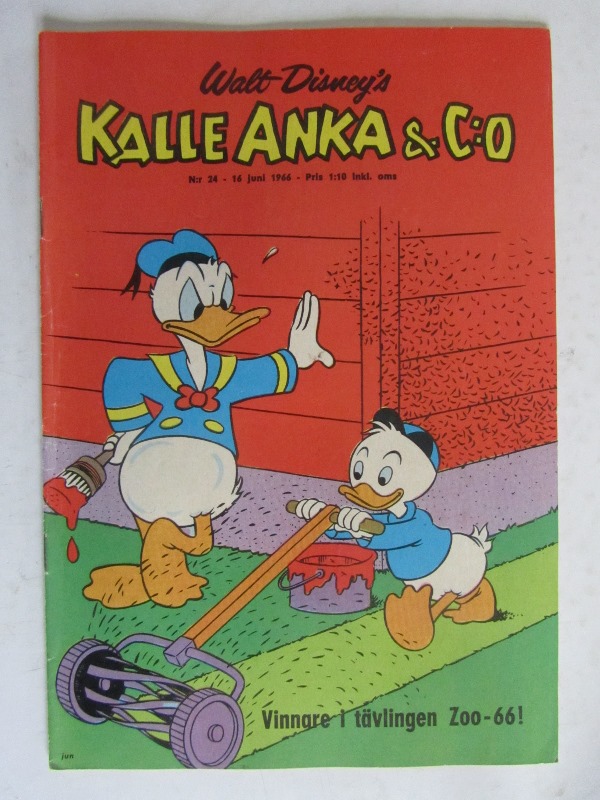 Kalle Anka 1966 24 Vg+