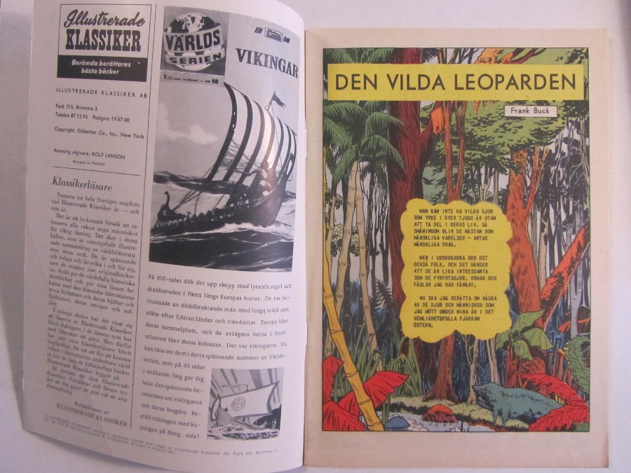 Illustrerade Klassiker 029 Den vilda leoparden 4:e uppl. Fn- - 3