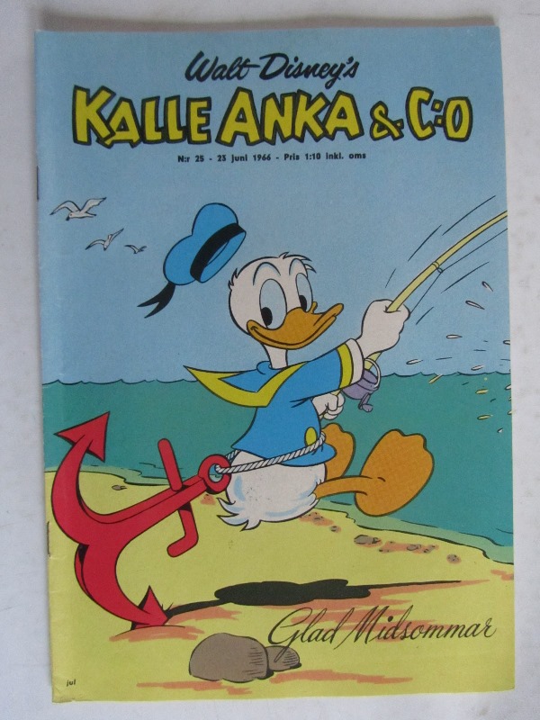 Kalle Anka 1966 25 Vg+