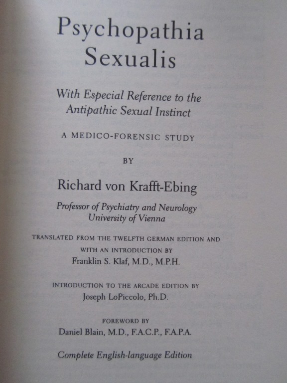 Psychopathia Sexualis Kraft-Ebing - 3
