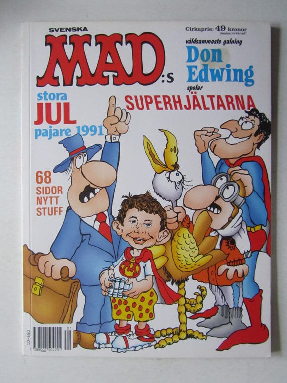 Mad 1991 Mad:s Julpajare