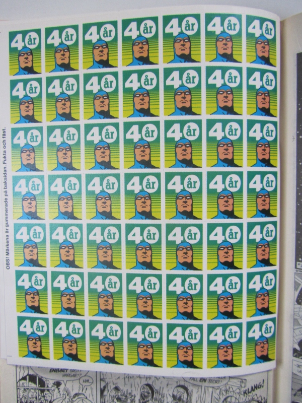 Fantomen 1990 13 med brevmärken - 3