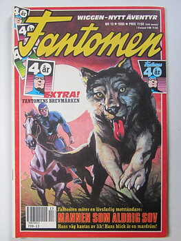 Fantomen 1990 13 med brevmärken
