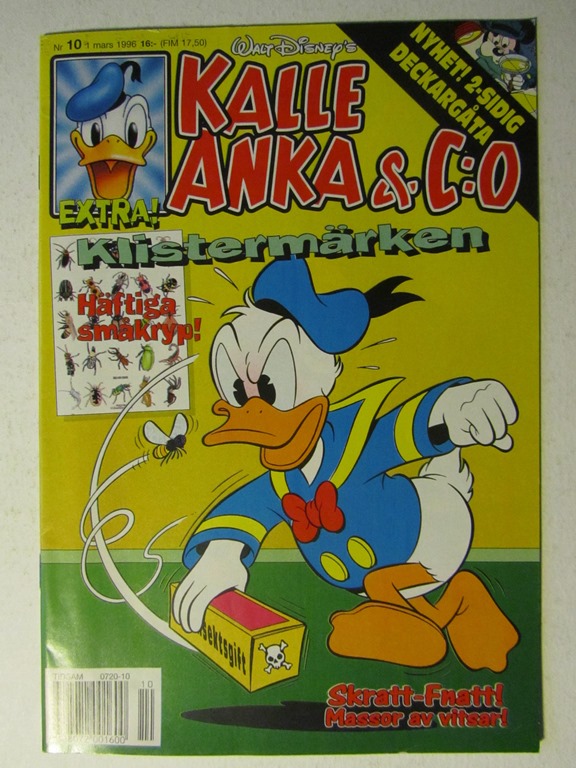 Kalle Anka & Co 1996 10 med bilaga