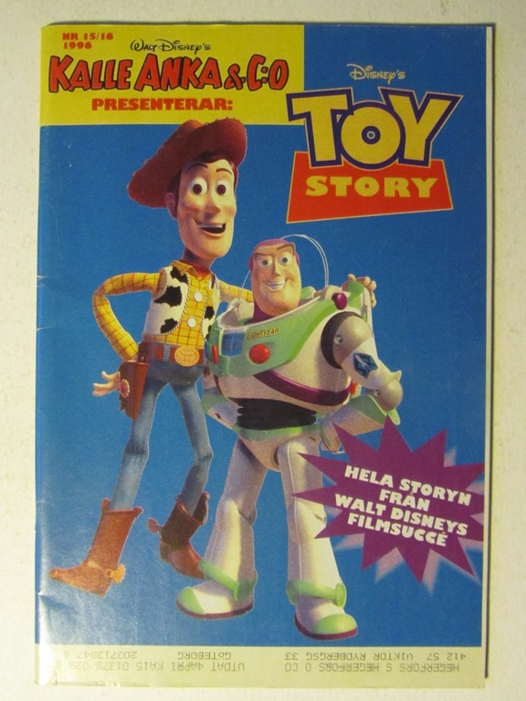 Kalle Anka & Co 1996 15/16 med Toy Story poster - 2