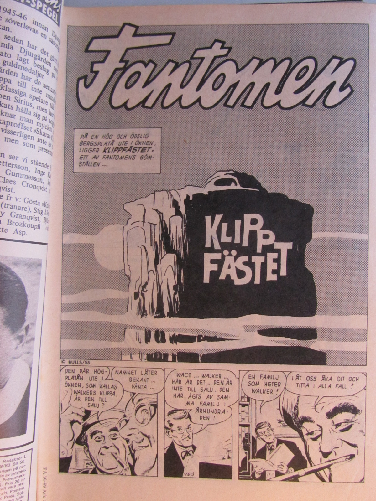 Fantomen 1969 16 Vg - 3