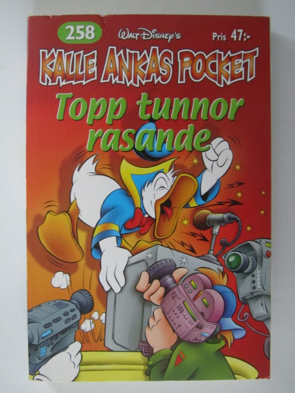 Kalle Ankas pocket 258 Topp tunnor rasande