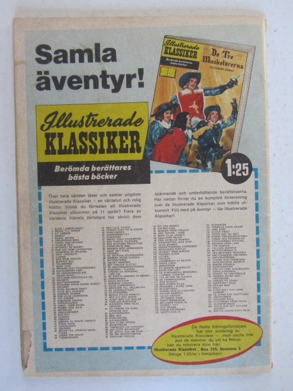 Illustrerade Klassiker 171 Slavskeppet 1:a uppl Good - 2
