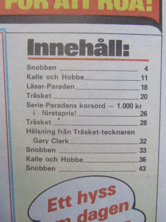 Serieparaden 1987 01 Vg+ - 3