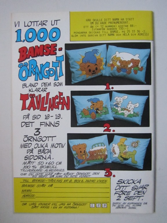 Bamse 1987 08 - 2