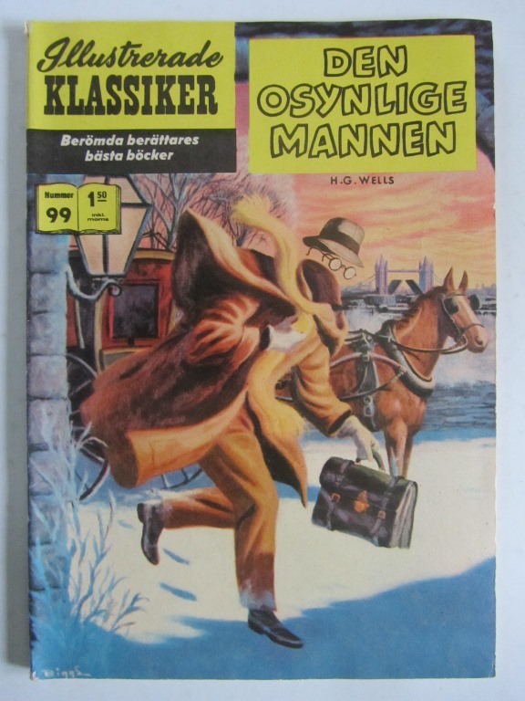 Illustrerade Klassiker 099 Den osynlige mannen 4:e uppl Fn