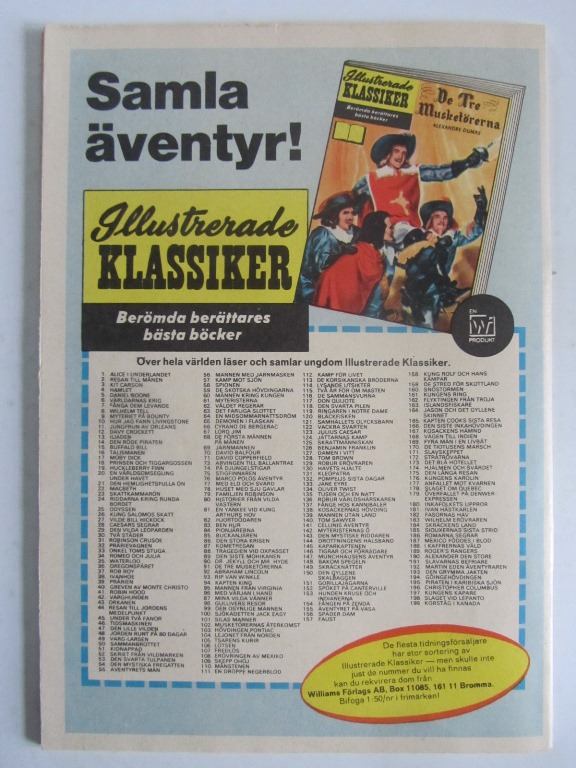 Illustrerade Klassiker 099 Den osynlige mannen 4:e uppl Fn - 2