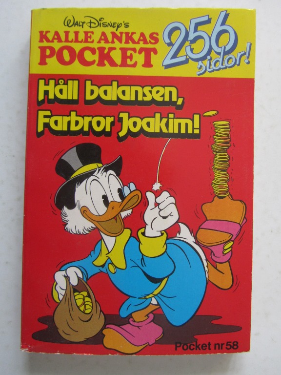 Kalle Ankas pocket 058 Håll balansen, Farbror Joakim