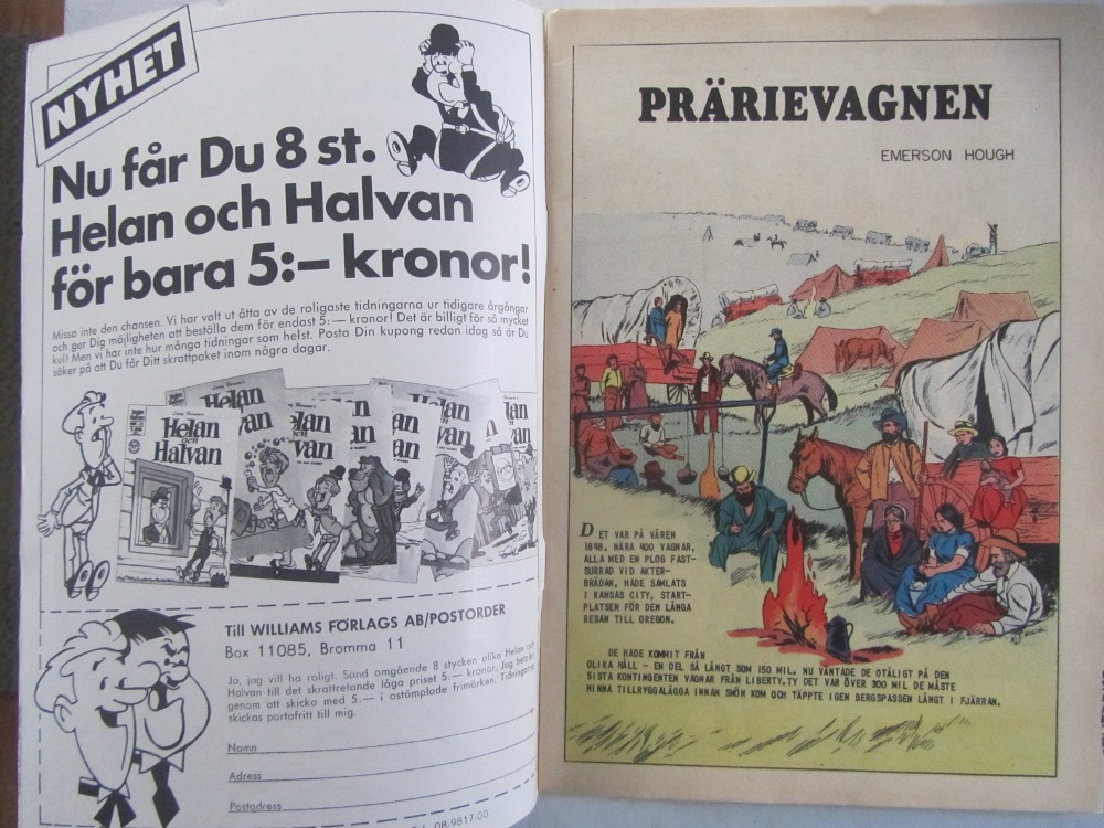 Illustrerade Klassiker 032 Prärievagnen 5:e uppl. Fn - 3