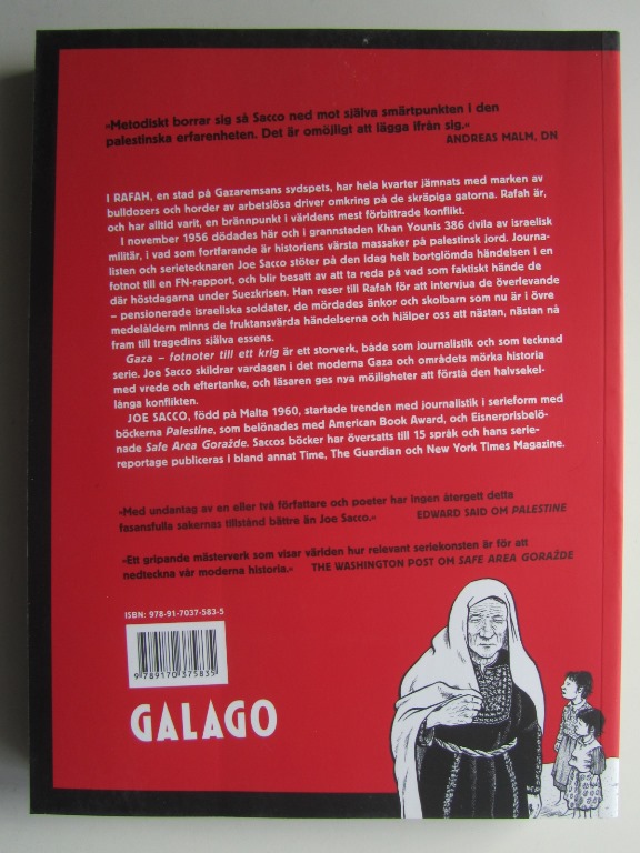 Joe Sacco GAZA - 2