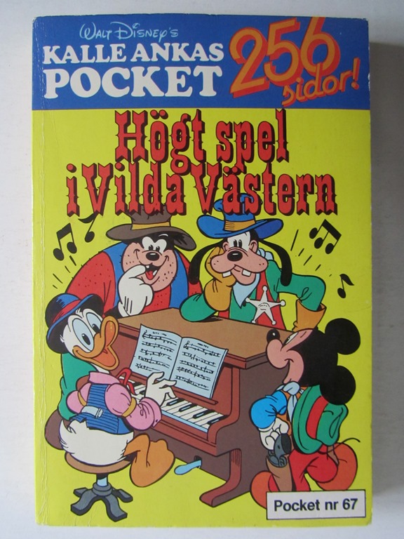 Kalle Ankas pocket 067 Högt spel i Vilda Västern