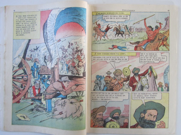 Illustrerade Klassiker 032 Prärievagnen 1:a uppl. Fair - 4