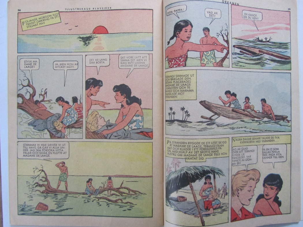 Illustrerade Klassiker 043 Orkanen 1:a uppl. Good - 4