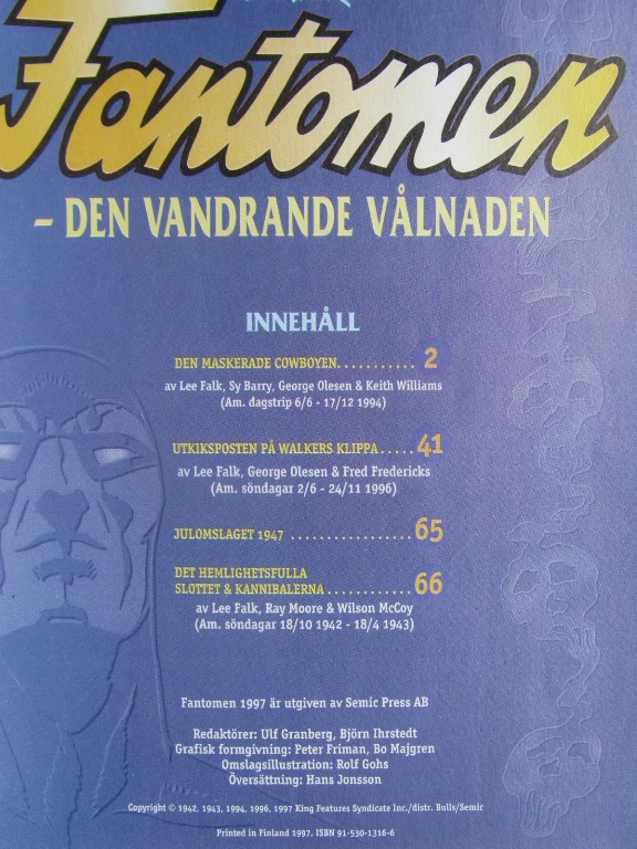 Fantomen julalbum 1997 - 2