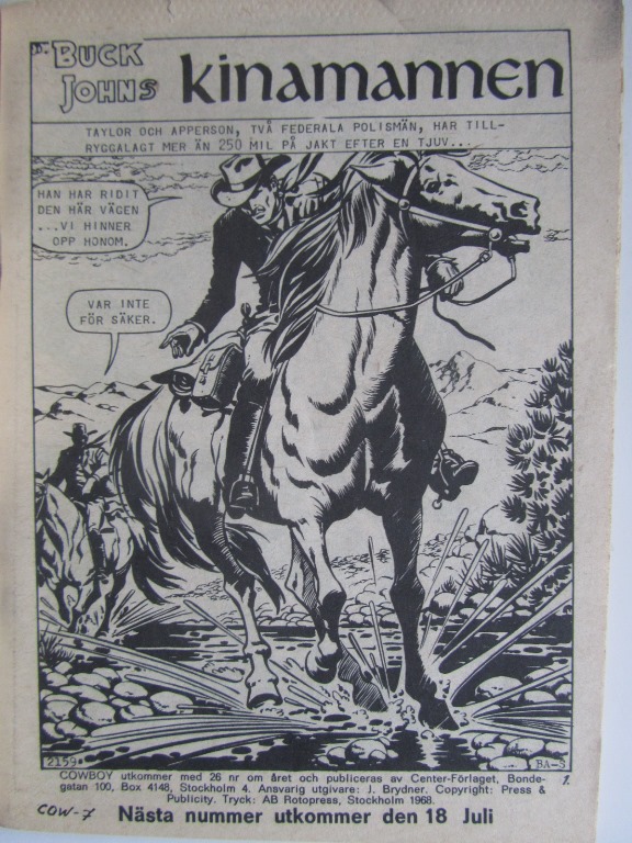 Cowboy 1968 07 Vg - 3