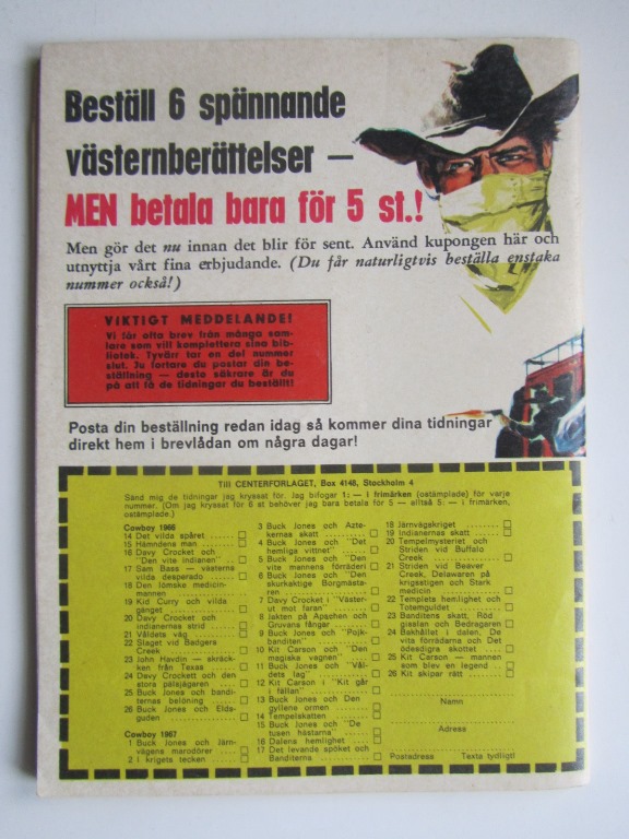 Cowboy 1968 07 Vg - 2