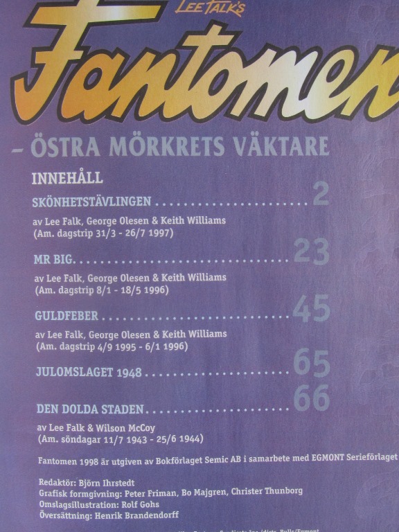 Fantomen julalbum 1998 - 3