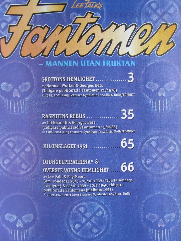 Fantomen julalbum 2001 - 3