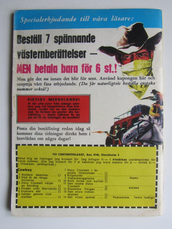 Cowboy 1966 21 Vg - 2