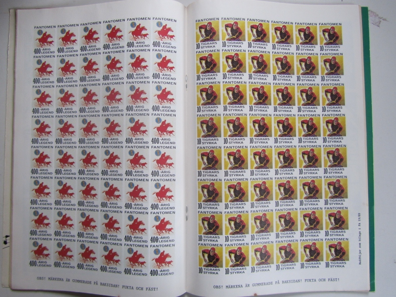 Fantomen 1989 19 med brevmärken - 2
