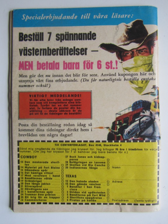 Cowboy 1966 10 Vg+ - 2