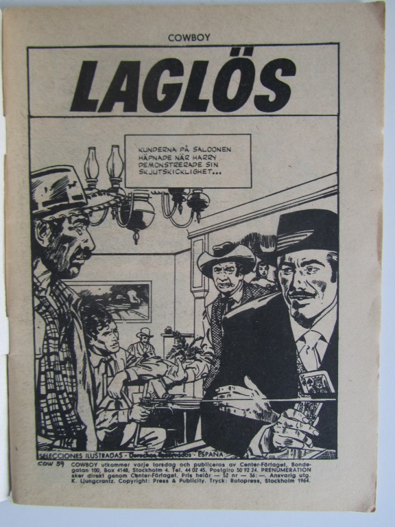 Cowboy 1964 39 Vg+ - 3