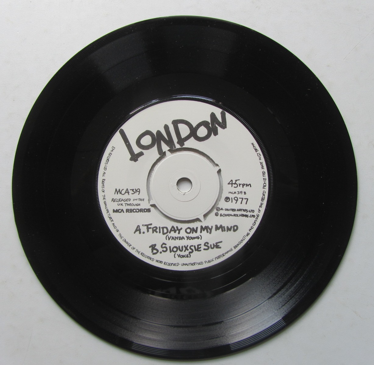 London No Time 7" EP - 4