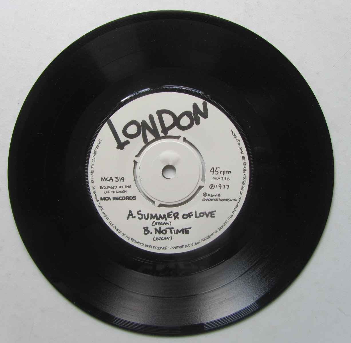 London No Time 7" EP - 3