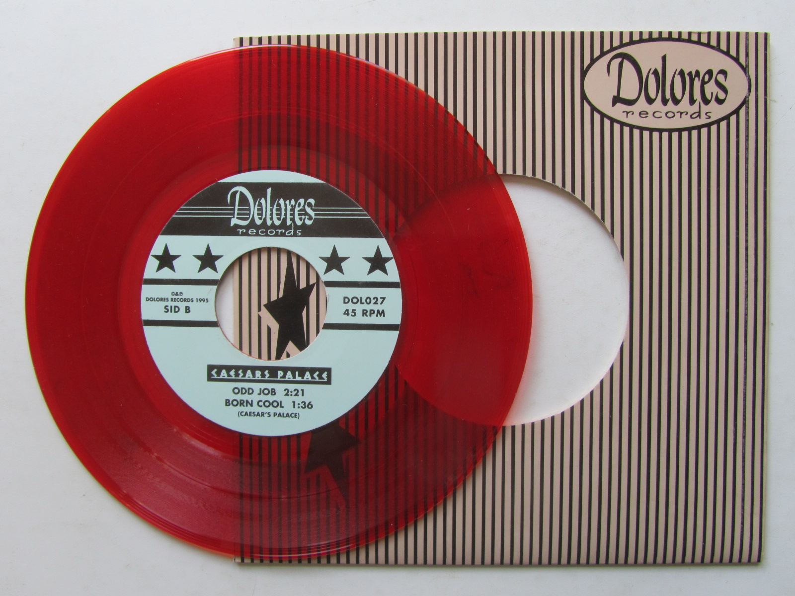 Caesars Palace Shake it / Odd Job / Born Cool 7" Singel - 2