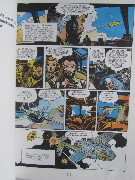 Johnny Hazard 3 Det flygande tefatet - 3