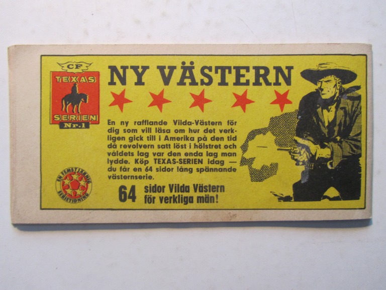 Vilda Västern 1963 35 Vg+ - 2