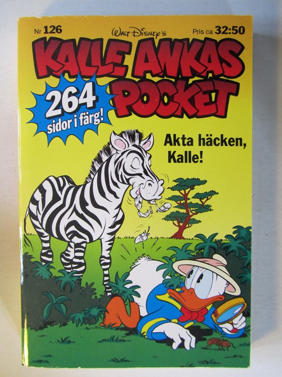 Kalle Ankas pocket 126 Akta häcken, Kalle