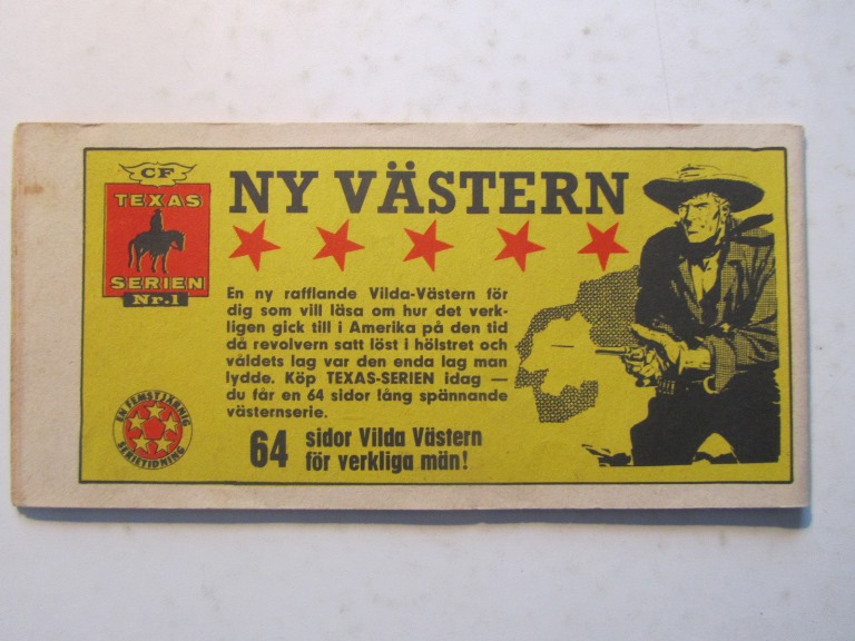 Vilda Västern 1963 37 Vg+ - 2