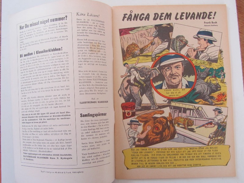 Illustrerade Klassiker 007 Fånga dem levande 2:a uppl. VF - 4