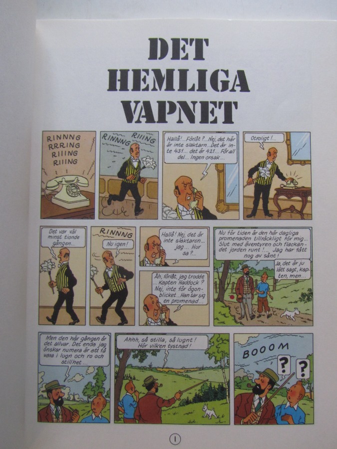 Tintin 10 Det hemliga vapnet 7:e uppl - 4