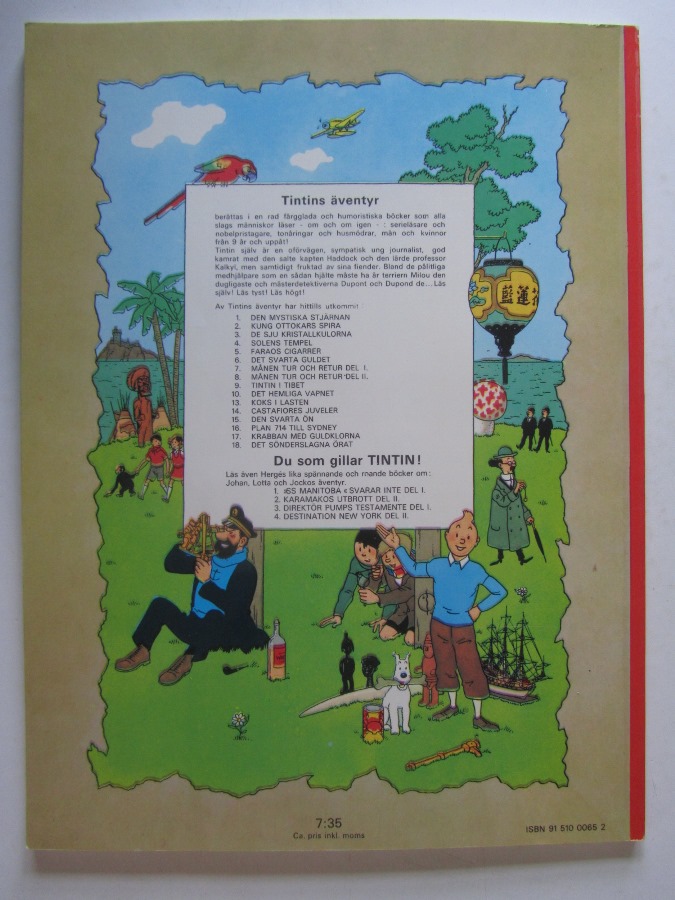 Tintin 10 Det hemliga vapnet 7:e uppl - 2