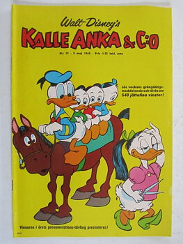 Kalle Anka 1968 19 Vg+